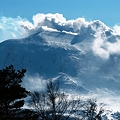 113 浅間高原ウィンターフェスティバル冠雪した浅間山