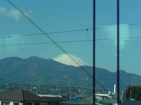 ロマンスカーから富士山！