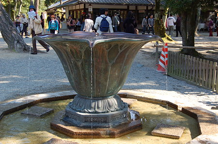 奈良 唐招提寺 手水