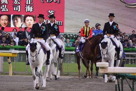 秋天 本馬場入場