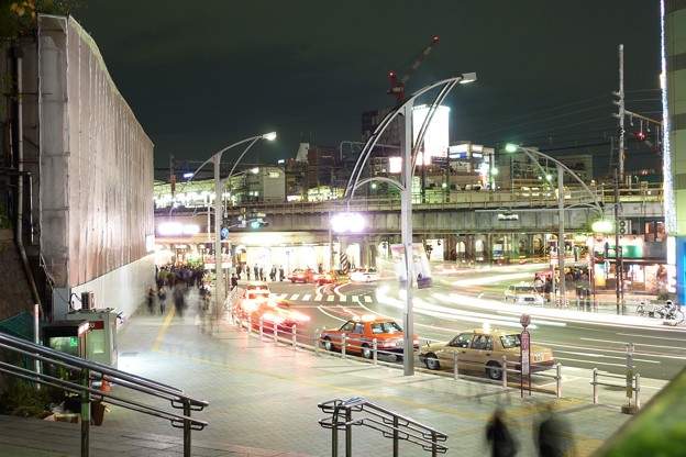 夜の上野駅 写真共有サイト フォト蔵