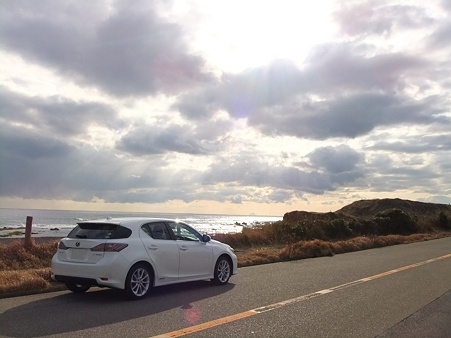 CT200h海辺