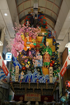 08 2014年 博多祇園山笠 走る飾り山笠 花咲爺(花坂爺さん)上川端通 (6)