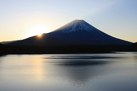 2010.01.02　本栖湖　富士山