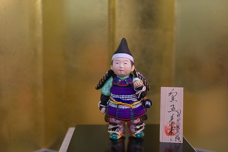 2010.03.21　博多人形　若武者　日水英章作