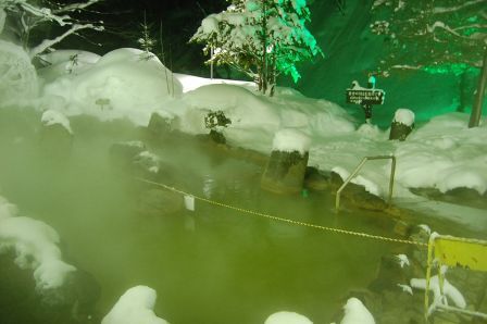 夜の露天