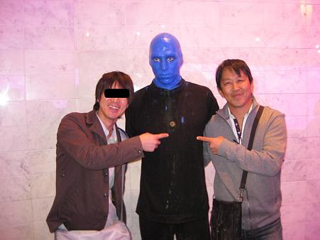 (3)ブルーマンと撮影kai