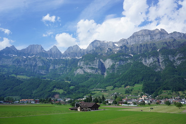 雄大なスイスの風景